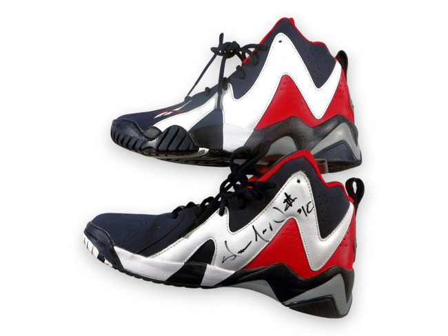 Shawn Kemp Signed Autographed Basketball Shoe Reebok Trail Blazers JSA CD43833