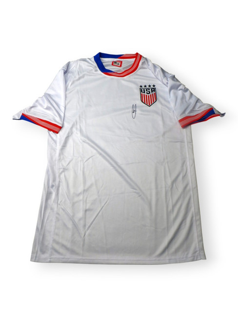 Christian Pulisic Signed Autographed Jersey Team USA White BAS BR37876