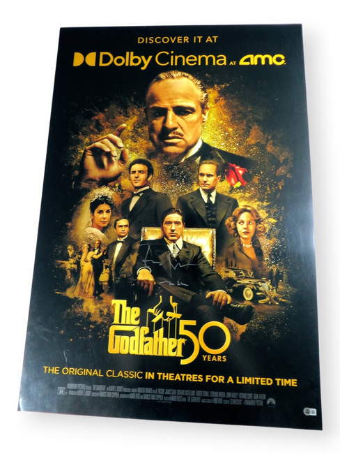 Francis Ford Coppola Autographed 27X40 Poster The Godfather 50 Years BAS BS75428