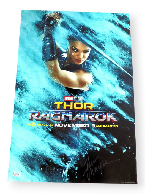 Tessa Thompson Signed Autograph 18X26 Poster Thor Ragnarok Valkyrie BAS BS75469