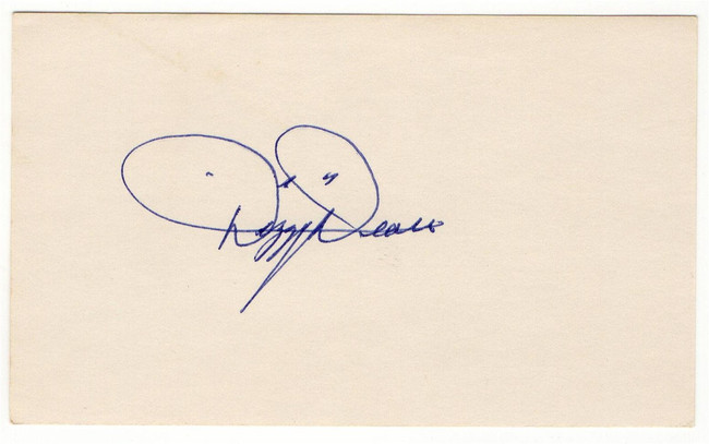 Dizzy Dean Signed Autographed 3X5 Index Card Cardinals Cubs HOFer JSA ZZ48095