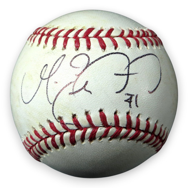 Marco Estrada Signed Autographed Baseball Brewers Blue Jays JSA CG44467