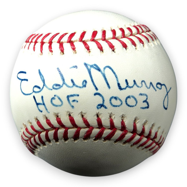 Eddie Murray Signed Autographed Baseball Orioles Indians "HOF 2003" JSA E87975