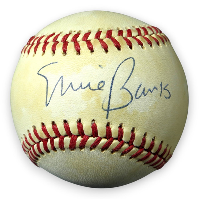 Ernie Banks Signed Autographed NL Baseball Cubs HOFer PSA M78430