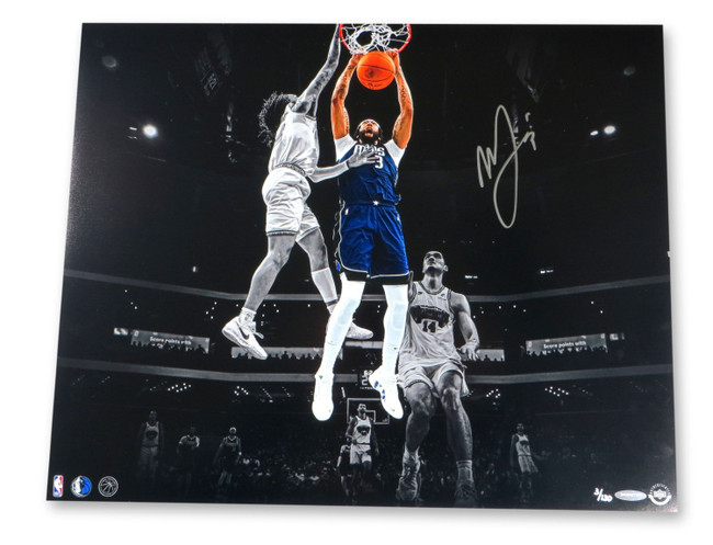 Anthony Davis Signed Autographed 16X20 Photo Mavericks Dynamic Finish 3/130 UDA