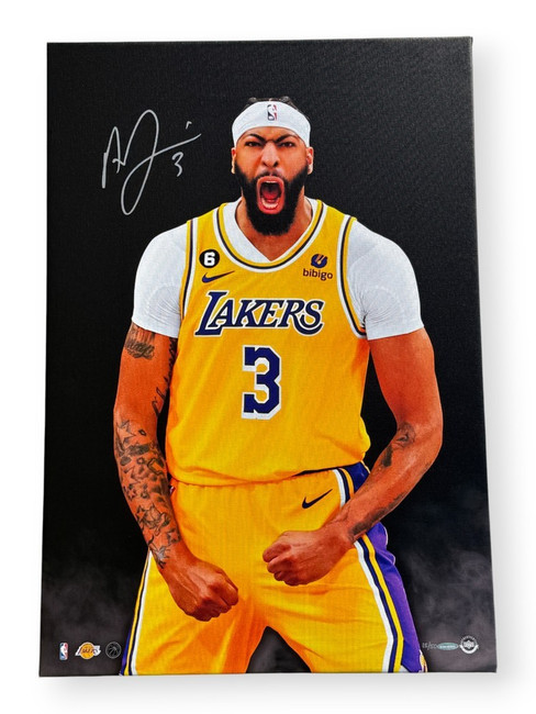 Anthony Davis Signed Autographed 20x30 Stretched Canvas /50 Lakers UDA