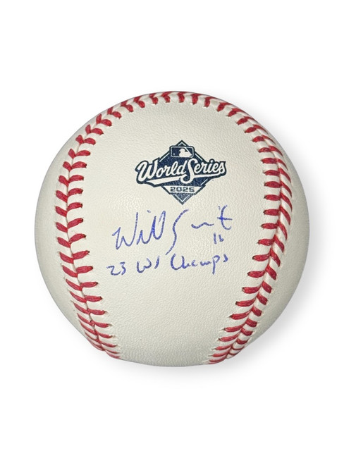 Will Smith Signed Autographed Baseball "25 WS Champs" Dodgers Fanatics