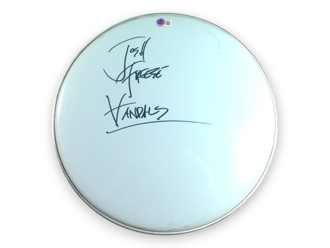 Josh Freese Signed Autographed 14" Drumhead "Vandals" Drummer BAS BU96811
