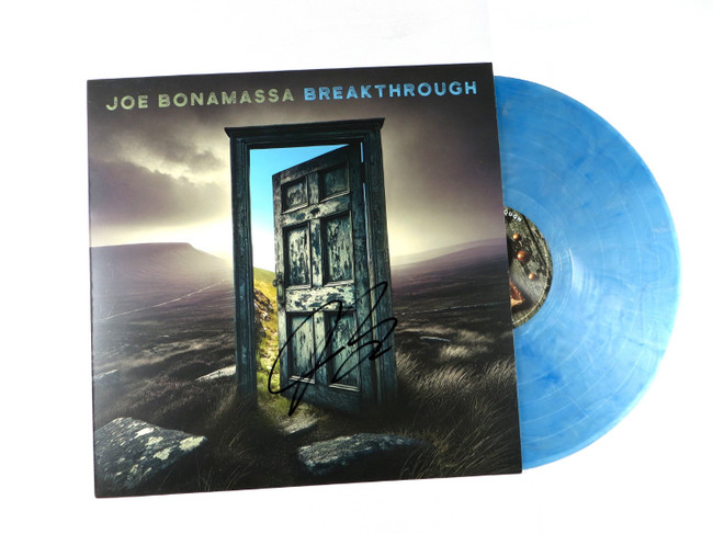 Joe Bonamassa Signed Autograph Record Album Cover Breakthrough BAS BU81800