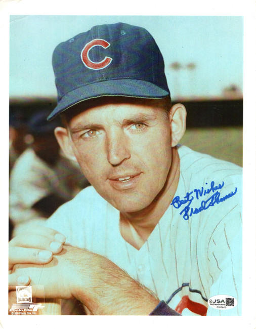 Frank Thomas (OF) Signed Autographed 8.5X11 Photo Cubs Close Up Pose JSA CJ07619