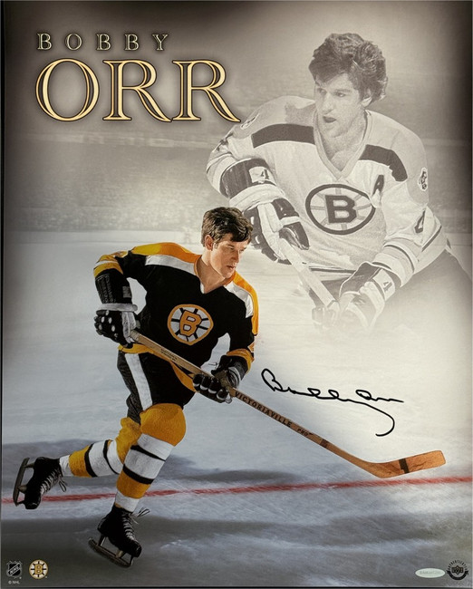 Bobby Orr Signed Autographed 16x20 Photo "Excellence Redefined" Bruins UDA
