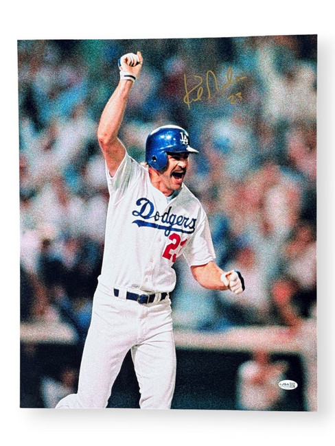 Kirk Gibson Signed Autographed 16x20 Photo Walk-Off Home Run Dodgers PSA