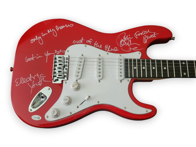 Debbie Gibson Signed Electric Guitar Inscribed Lost In Your Eyes JSA CK94227