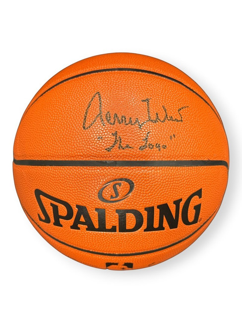 Jerry West Signed Autographed Basketball "Mr. Logo" Lakers JSA WPP513587