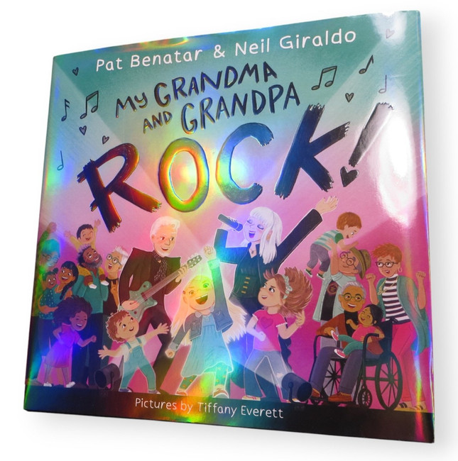 Pat Benatar Neil Giraldo Dual Signed Autographed Hardcover Book  JSA CJ07664