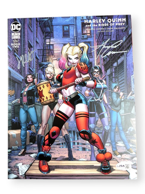 Amanda Conner Jimmy Palmiotti Signed Auto Comic Book Harley Quinn JSA CK94725