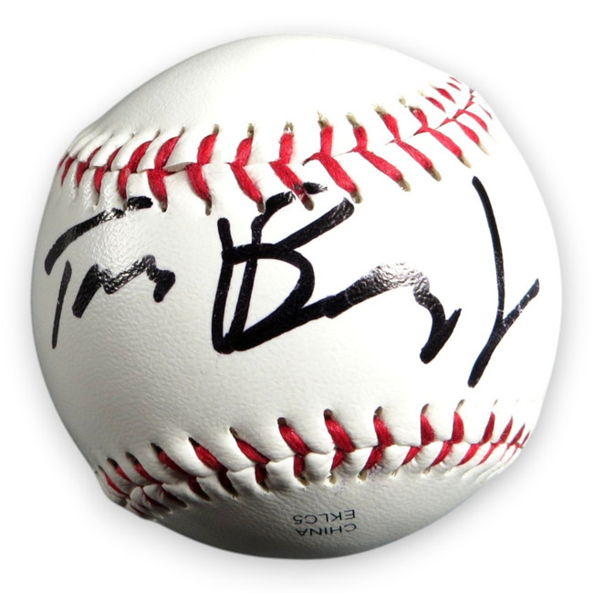 Tim Bagley Signed Autographed Baseball Will & Grace Monk JSA CJ08468