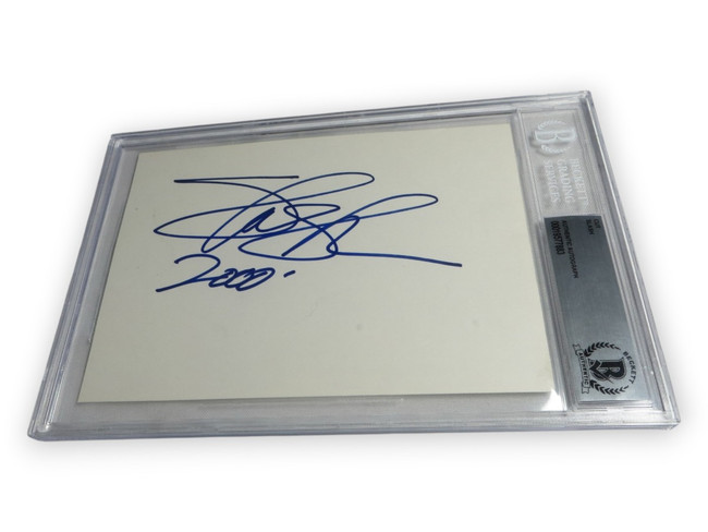 Scott Ian Signed Autographed Cut Autograph Anthrax Guitarist