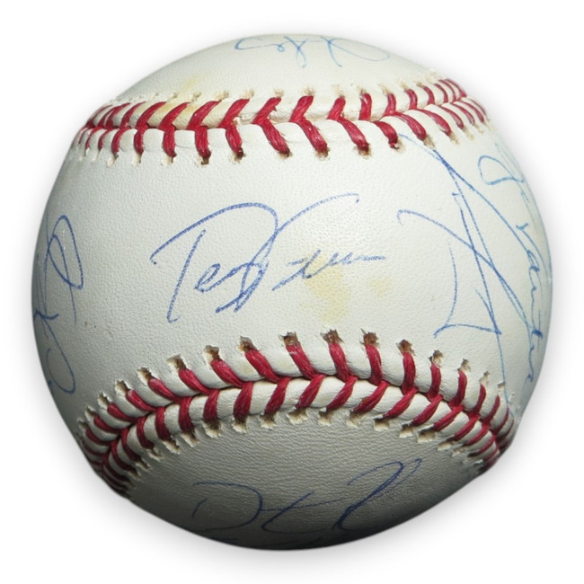 2007 Boston Red Sox Autographed WS Baseball 24 Sigs Schilling Ramirez Ortiz LOA