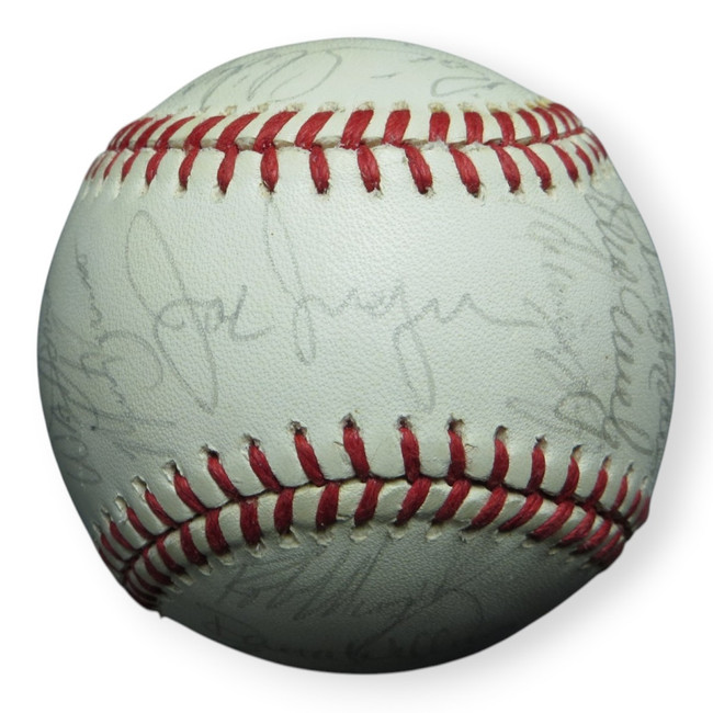 1988 Boston Red Sox Signed Autographed Baseball 31 Sigs Clemens Boggs Morgan LOA
