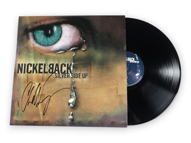 Chad Kroeger Signed Autographed Record Album Cover Nickelback BAS BU81835