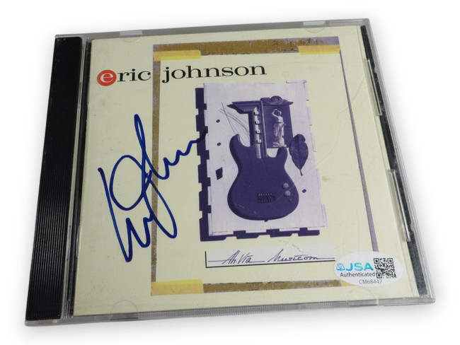 Eric Johnson Signed Autographed CD Booklet Ah Via Musicom JSA CM68447
