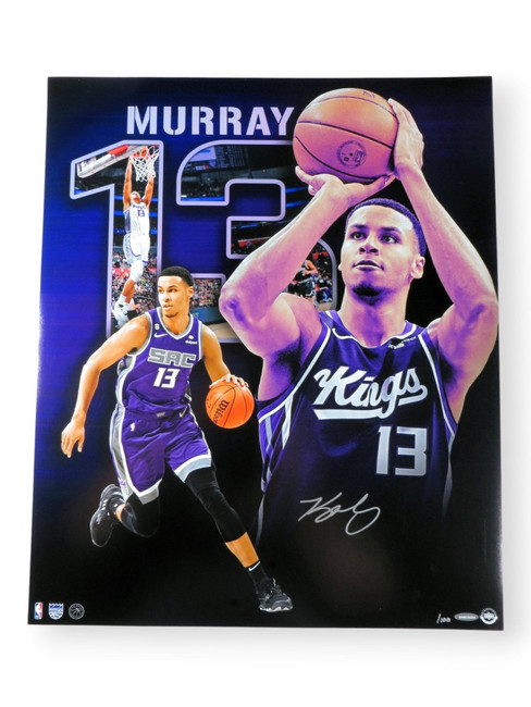 Keegan Murray Signed Autographed 20X24 Photo "King Keegan" Kings #/100 UDA