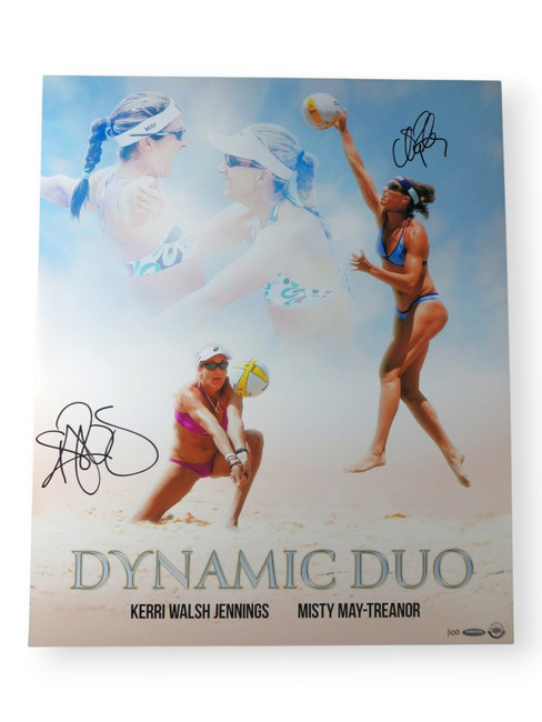 Kerri Walsh Jennings Misty May-Treanor Signed Autographed 20X24 Photo  #/100 UDA