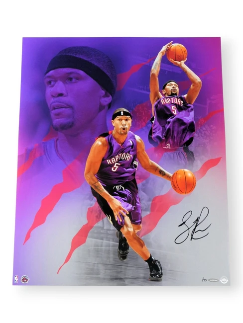 Jalen Rose Signed Autographed 20X24 Photo "North Side" Raptors #/75 UDA