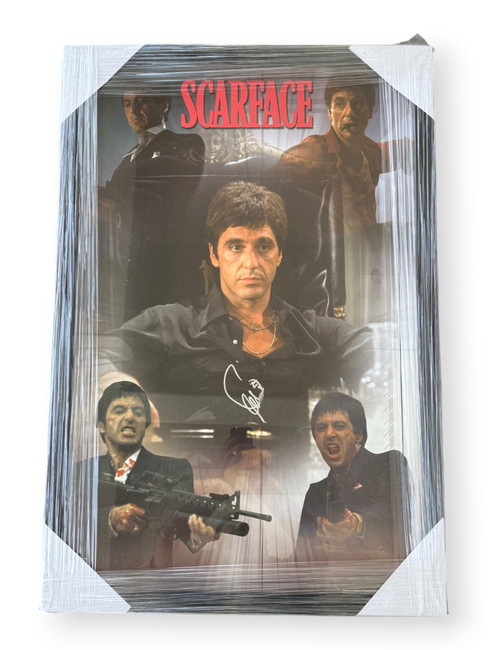 Al Pacino Signed Autographed Poster Scarface Framed BAS BW89629