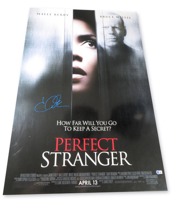 Halle Berry Signed Autographed 27X40 Poster Perfect Stranger BAS BU96902