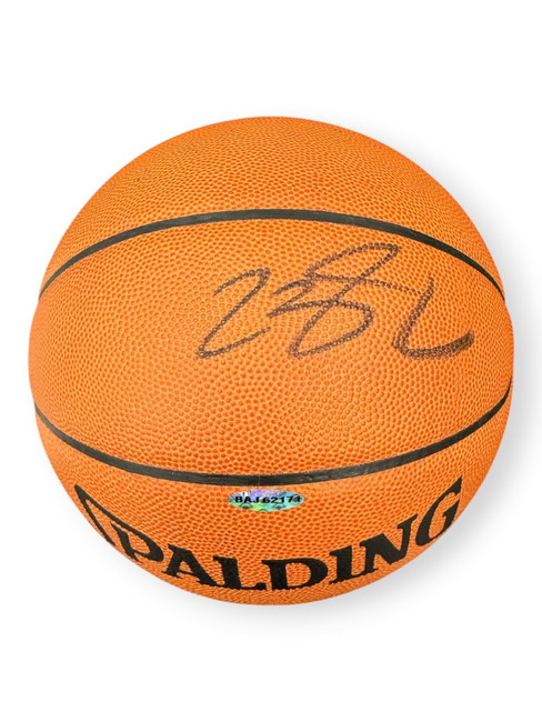 LeBron James Autographed Official Basketball Lakers Cavaliers Heat UDA BAJ62171