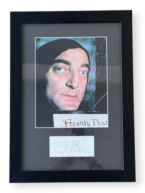 Marty Feldman Signed Autographed Cut Young Frankenstein Framed JSA CN31482