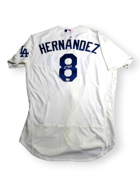 Enrique Kike Hernandez Signed Autographed Jersey Authentic Dodgers White MLB COA