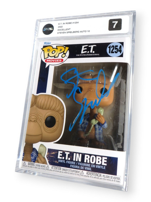 Steven Spielberg Signed Autographed Funko POP! E.T. SWAU Graded 10 Auto BAS