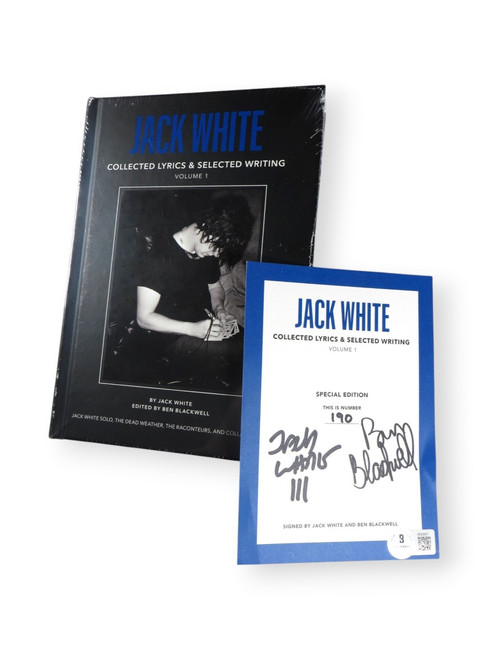 Jack White Ben Blackwell Signed Autographed Hardcover Bookplate  BAS AE63977