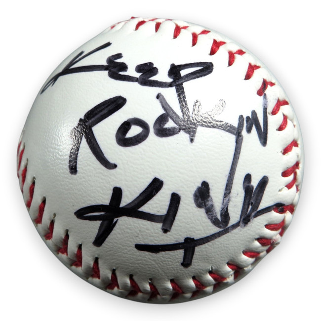 King T Signed Autographed Baseball "Keep Rockin" Rapper Hip/Hop BAS BW76859