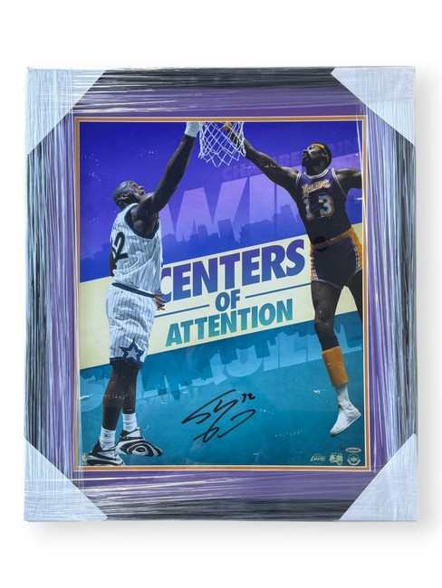 Shaquille O'Neal Signed Autographed 20x24 Photo Magic 2/50 Framed UDA BAM30469