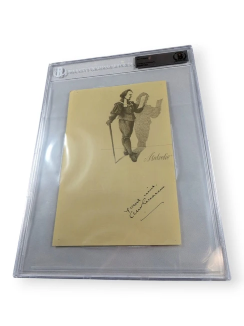 Alec Guinness Signed Autographed Cut Signature Star Wars Obi Wan Kenobi BAS 1043