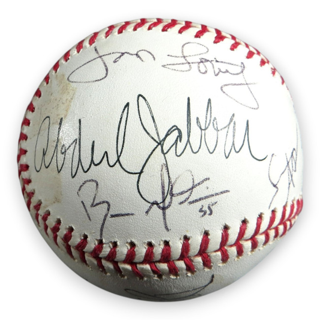 Legends & Stars Signed Autographed Baseball Abdul-Jabbar Cey Astin JSA ZZ48203
