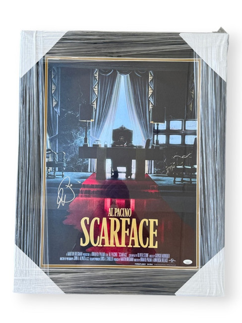Al Pacino Signed Autographed Movie Poster Scarface Framed JSA ZZ48218
