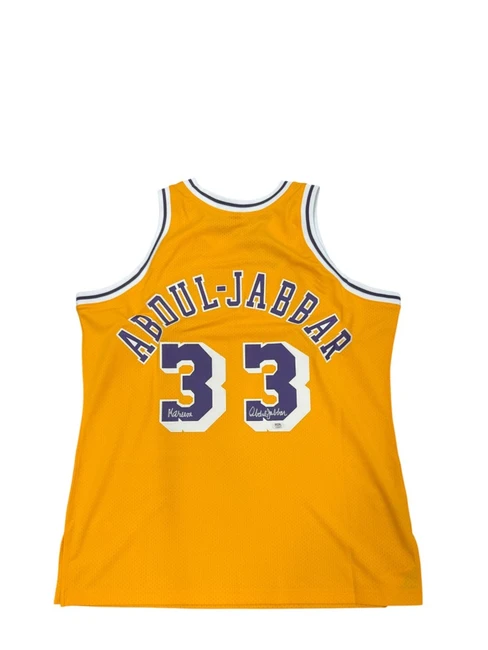 Kareem Abdul-Jabbar Signed Autographed Authentic Home Jersey Lakers PSA 2C66912
