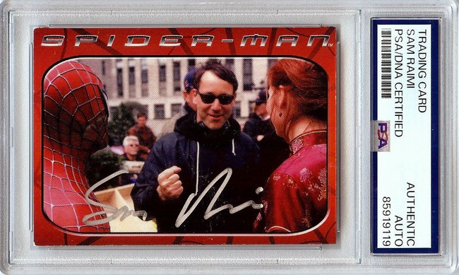 Sam Raimi Signed Autographed Trading Card 2007 Spider-Man Director PSA 9119