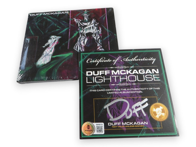 Duff McKagan Signed Autographed CD Insert Lighthouse Gun N' Roses BAS BW89723