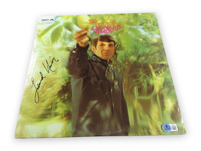 Leonard Nimoy Signed Autographed Album Cover The Touch Star Trek BAS BW76871