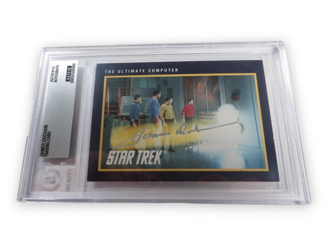 James Doohan Signed Autographed Trading Card Star Trek 1991 10 Auto BAS 9480