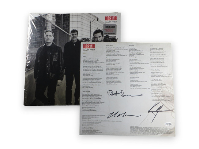 Dogstar Signed Autographed Album Insert Keanu Reeves Mailhouse Domrose JSA