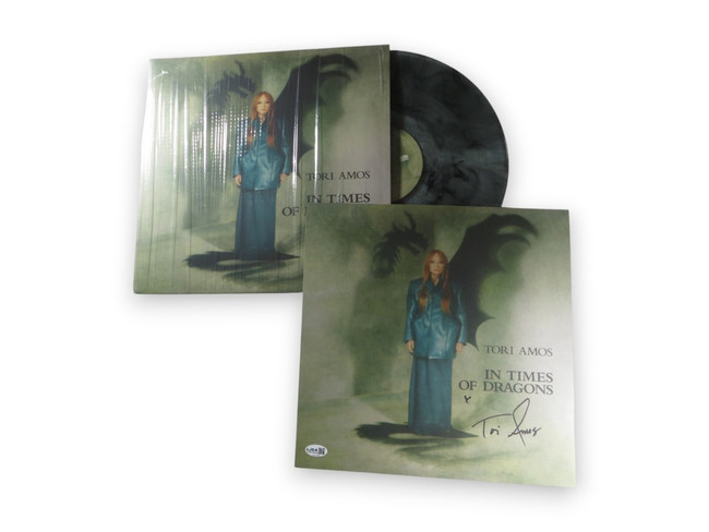 Tori Amos Signed Autographed Record Album Insert In Times of Dragons JSA