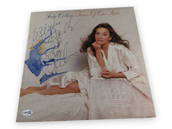 Judy Collins Signed Autograph Record Album Cover Times of Our Lives JSA CN31493
