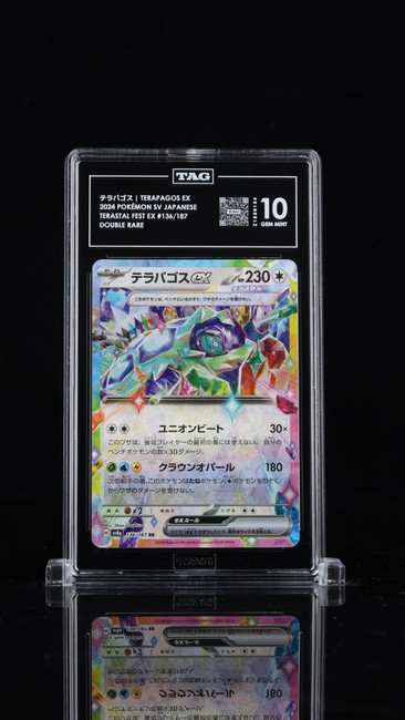 Terapagos EX 136/187 Pokemon 2024 Terastal Fest EX TAG 10 Gem Z1888154 Japanese